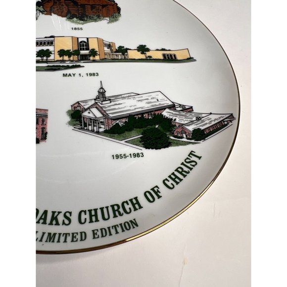 Highland Oaks Church of Christ Vintage Church Plate - Picture 7 of 16